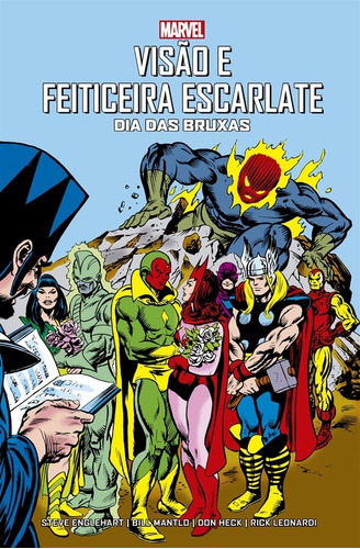 Visão e Feiticeira Escarlate: Dia das Bruxas: Marvel Vintage, de Mantlo, Bill. Editora Panini Brasil LTDA, capa dura em português, 2021