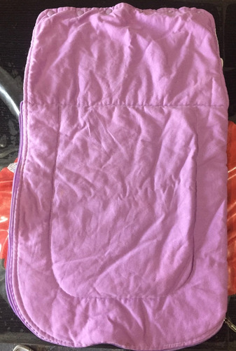 Porta Enfant Algodon Suave Y Abrigado. Impecable Lila (Usado)