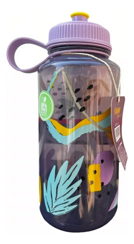 Botella Keep 1 Litro Flowers Agua Ejercicio 2 Colores  