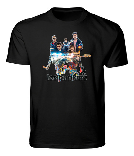 Polera Los Bunkers - Banda Rock Chilena - Estampaking.