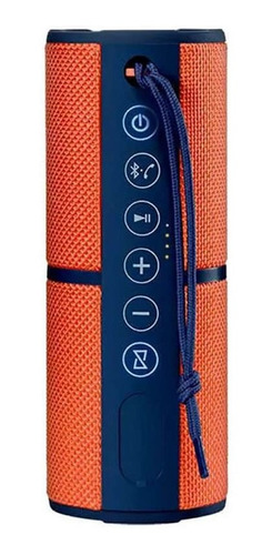 Caixa De Som Multilaser Pulse Sp246 Sd / Bluetooth Cor Laranja