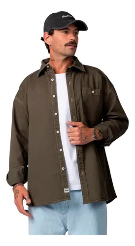 Camisa Gabardina Vcp Chaqueta Comoda Urbana Style Moda
