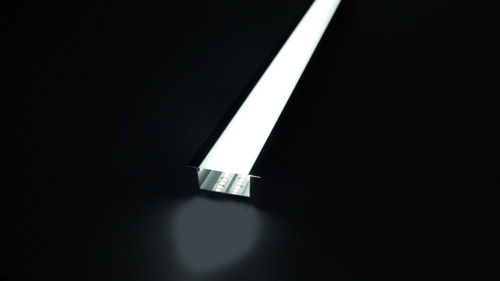 15 Kit Perfil Embutir 3m 50x20 + Fita 240 Leds Dupla + Fonte