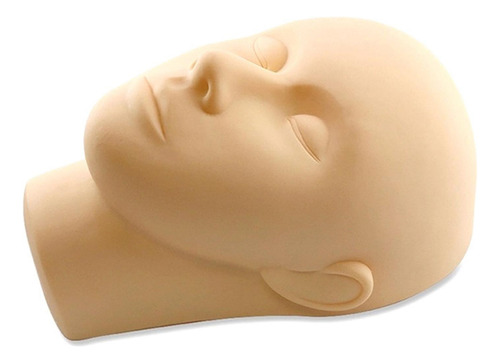 Cabeza De Maniquí De Pestañas Plana Para Práctica De