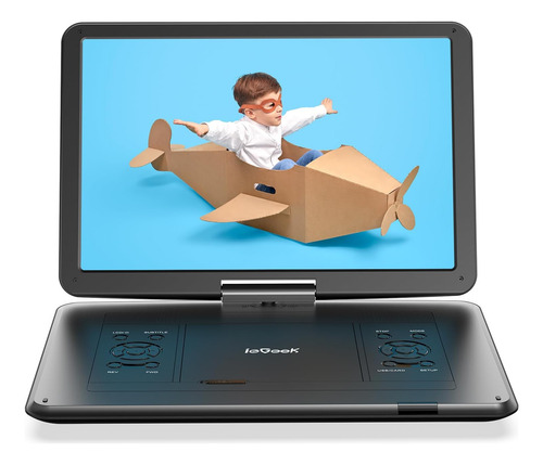 Iegeek 175 Reproductor De Dvd Portátil Con Pantalla Grande