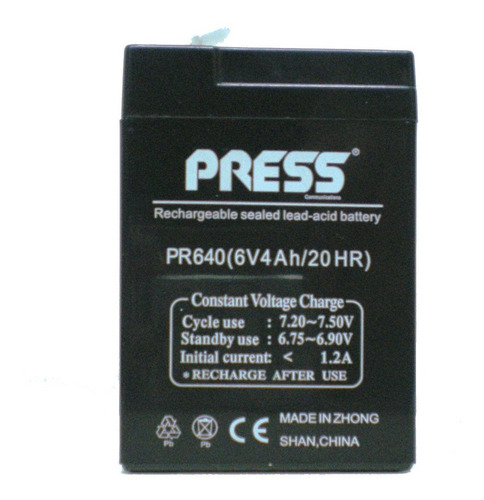 Krick 667253 plomo batería 6v//3,4ah