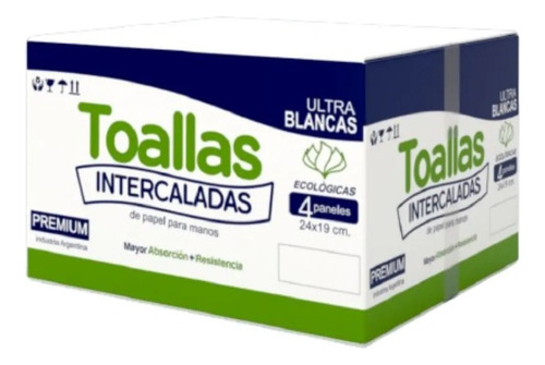 Toalla De Papel Blanca Intercalada New Pel 4 Paneles