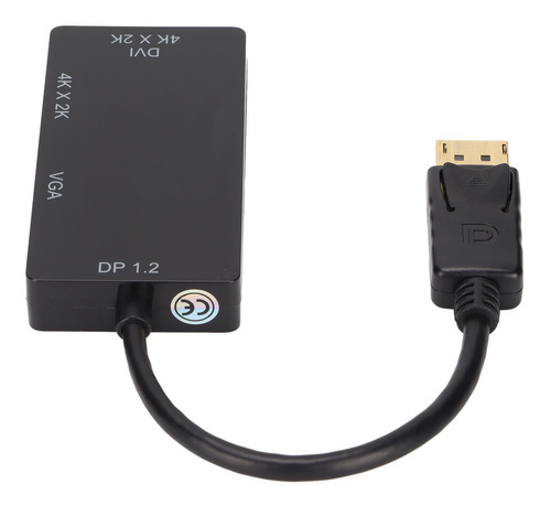 Imagen 5 de 10 de Adaptador Dp A Vga Displayport Video 3 En 1 Portátil Hd
