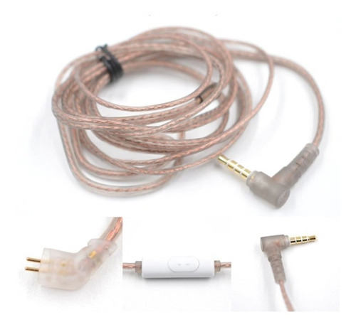 Cable Audífonos Kz Pin B Con Mic - Zst Zs10 Es4 Edx As10