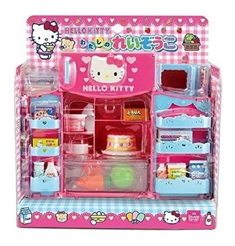 Hello Kitty Lindo Refrigerador Y Microondas Con Varios Alime