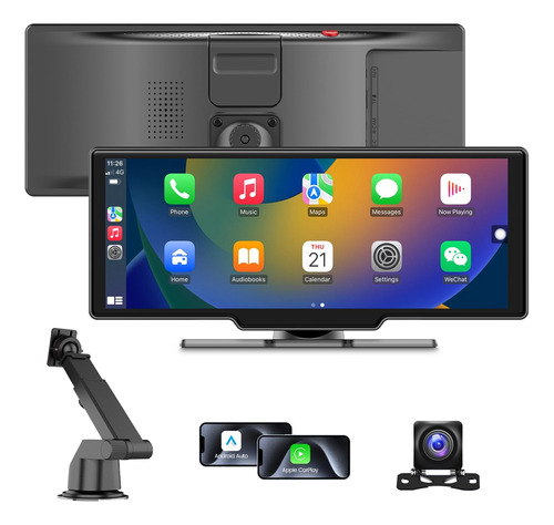 Tela Sem Fio Carplay, Tela De Toque Estéreo De Carro De 10,2