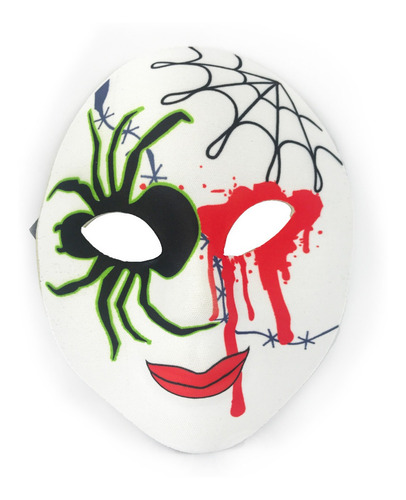 Mascara Dia De Los Muertos Halloween Cotillon Terror