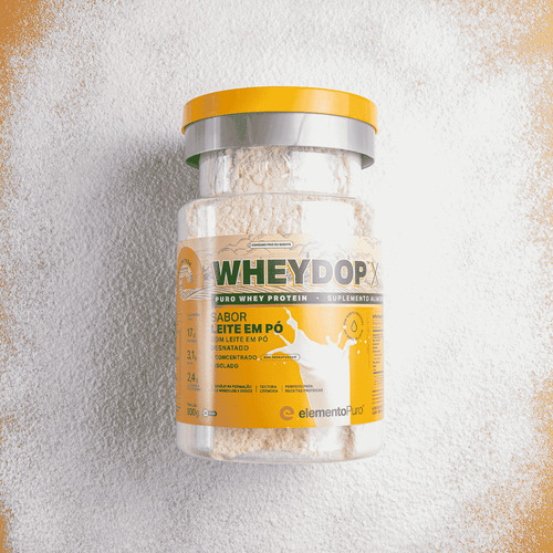 Wheydop X Whey Protein Elemento Puro Leite Em Pó 900g
