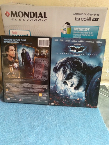 Imagem 3 de 7 de Dvd Player Usb Karaokê Mondial + Batman Cavaleiro Das Trevas