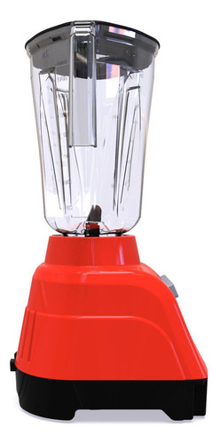 Licuadora Bosstech Bsed-b1 2 L Roja Con Vaso De Plástico
