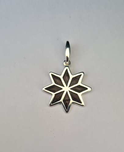 Dije Estrella Federal La Duarte Plata Joyas 