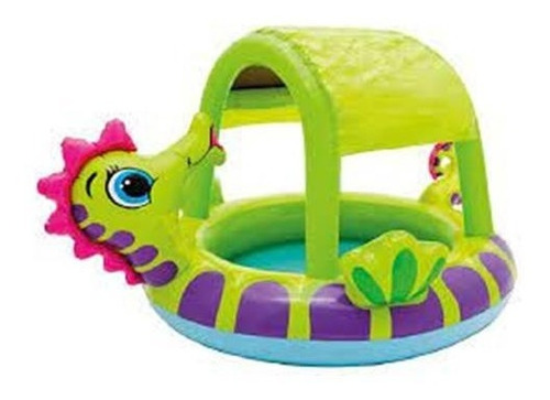 Piscina Infantil Caballito De Mar Con Parasol  57110 Intex