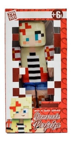 Imagem 4 de 4 de Boneco Articulado Mundo Minecraft Lydia Namorada Perfeita