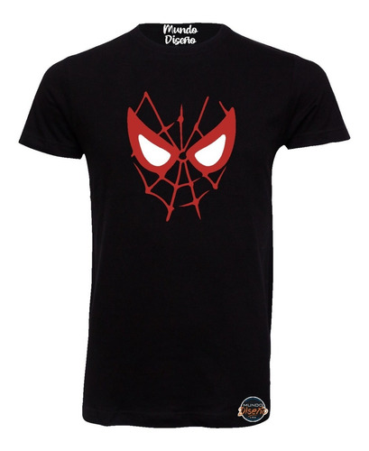 Poleras Para Hombre Avengers Spiderman Rostro! 100% Algodón!