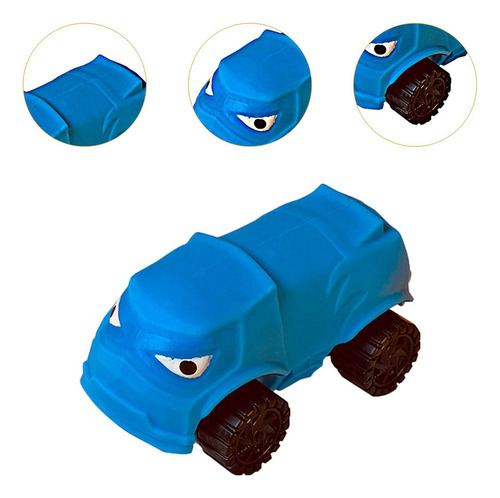 . Coche De Juguete Elástico, Coche De Juguete Que Se Azul