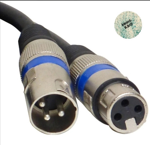 Cable Canon Micrófono Xlr Hembra Macho Para Sonido 