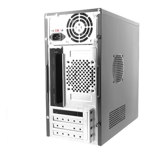 Gabinete Xtech Atx + Fuente 600w Black Xtq-200 Mid Tower