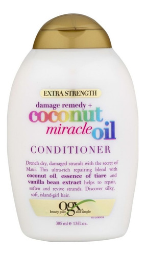 Acondicionador Ogx Extra Strength Coconut Miracle Oil 385ml