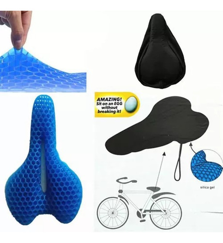 Capa Selim De Silicone Para Assento De Bicicleta