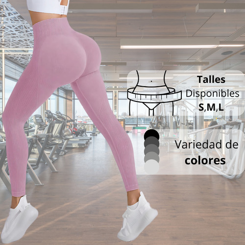 Deportiva Calza Levanta Cola Larga Sin Costura Anticelulitis