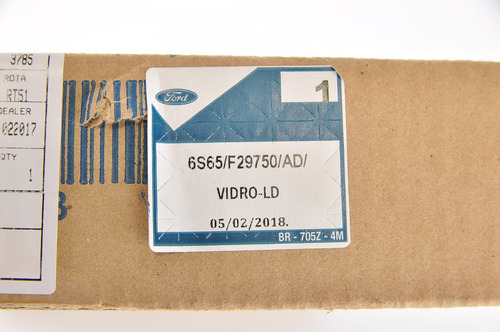 Vidro Fixo Ventarola Traseiro Lado Direito Ford Fiesta