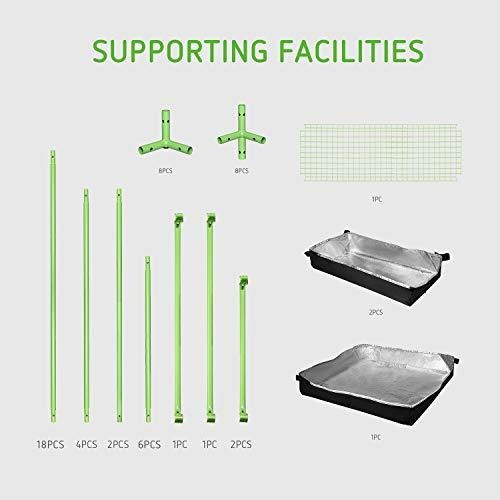 Imagen 3 de 4 de Vivosun 2 1 Carpa Reflectante Mylar Para Cultivo 3x2' 4x3'