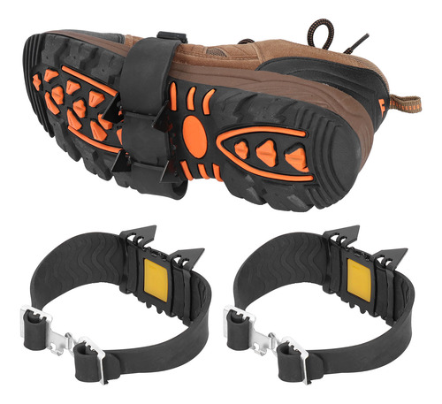 Calzado Elástico Crampons, Antideslizantes, Púas Para Zapato