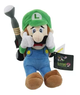 Pelúcia Luigi Luigi's Mansion Fantasma Mario Bros Nintendo
