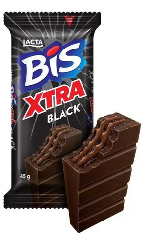 Chocolate Xtra Black Bis 45g Com 3 Uni