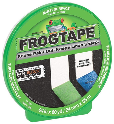 Frogtape Cf Cinta 120 Del Pintor, MĂșltiples Superficies, De