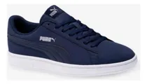 Comprar Tenis Puma Caballero Smash V2 Buck Azul Marino 2711966