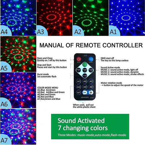 Globo Bola Maluca Luz Led Rgb Usb Mini Iluminação Festa