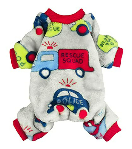 Ropa Gato - Fitwarm Cars Pet Clothes Dog Pajamas Coat Cat Pj