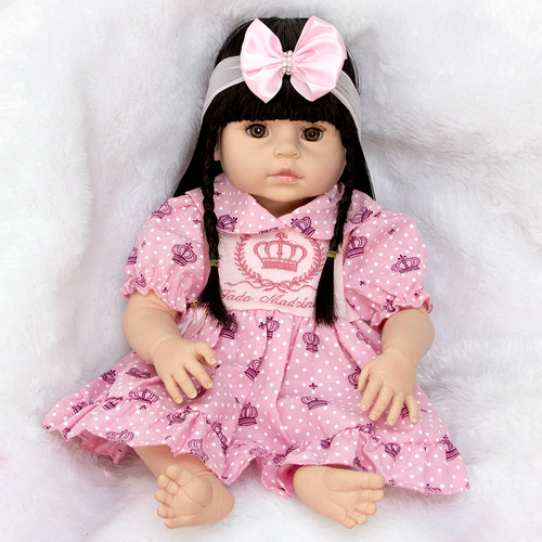 Bebê Reborn Baby Alive De Silicone Realista Morena 20 Itens