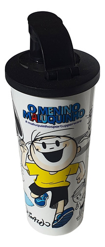Copo Tupperware Clássico Desenho Menino Maluquinho