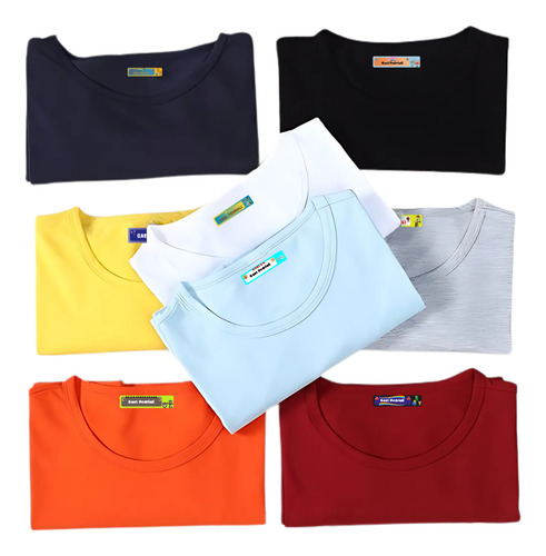 Novidade 40 Etiquetas Termocolante Uniforme Escolar Infantil
