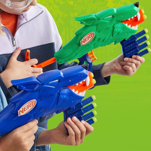 Lanzador De Dardos Nerf 2 Lanzadores Wolf Pack