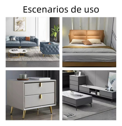 12 Piezas De Patas Curvas Cromadas C/tornillas/mueble, Cama