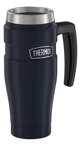 Caneca Termica Thermos Alpes Azul Com Alca 470ml