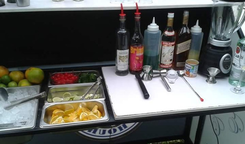 Servicio Barra Móvil Iluminada - Barman - Open Bar Domicilio