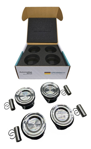 Conjunto Pistão Mercedes 2.0t Std C/anéis Glc250 Glc300 M274