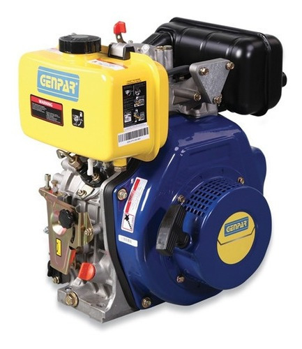 Imagen 1 de 3 de Motor Agricola Diesel 10hp Eje Std 1 3600 Rpm Genpar Drop