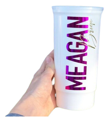 Vinilo Para Vasos Mis Xv, Cumples, Personalizado X60
