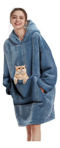 Manta Sudadera Con Capucha Aemilas - Sudadera Manta Sherpa