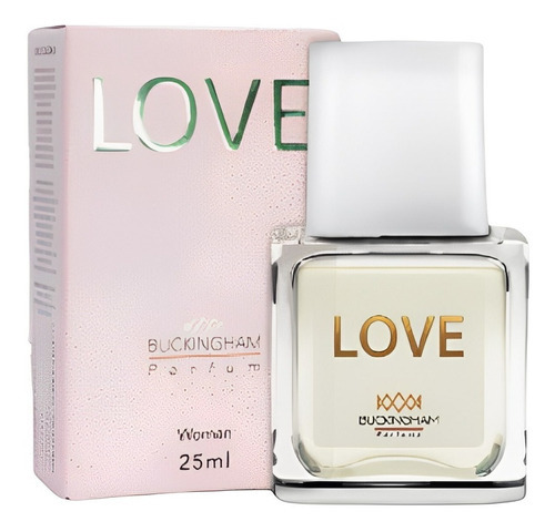 Perfume Love 40% De Essência Fem. 25ml By Buckingham Parfum Alta Fixação. Pertence A Família Olfativa Oriental Frutal, Exalando Sensualidade E Doçura